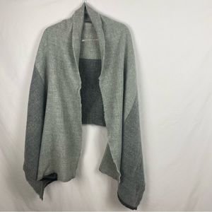 Zara gray blanket scarf
